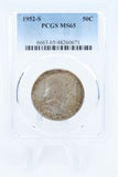 1952-S PCGS MS65 Franklin Half Dollar Business Strike 50C
