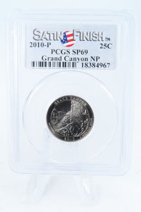 2010-P PCGS SP69 Grand Canyon NP Satin Finish Quarter 25C