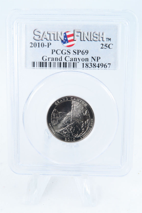 2010-P PCGS SP69 Grand Canyon NP Satin Finish Quarter 25C