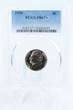 1950-P PCGS PR67+ Jefferson Nickel Proof 5C