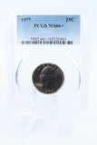 1977-P PCGS MS66+ Washington Quarter Business Strike 25C