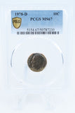 1978-D PCGS MS67 Roosevelt Dime Business Strike 10C