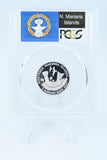 2009-S PCGS PR70DCAM Silver Northern Mariana Islands Quarter Proof 25C