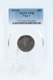 1917-S PCGS XF40 Type 1 Standling Liberty Quarter Business Strike 25C