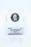 2000-S PCGS PR70DCAM Silver New Hampshire State Quarter Proof 25C