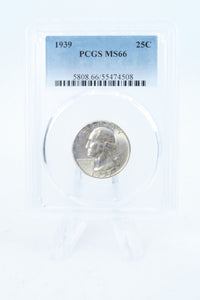 1939-P PCGS MS66 Washington Quarter Business Strike 25C