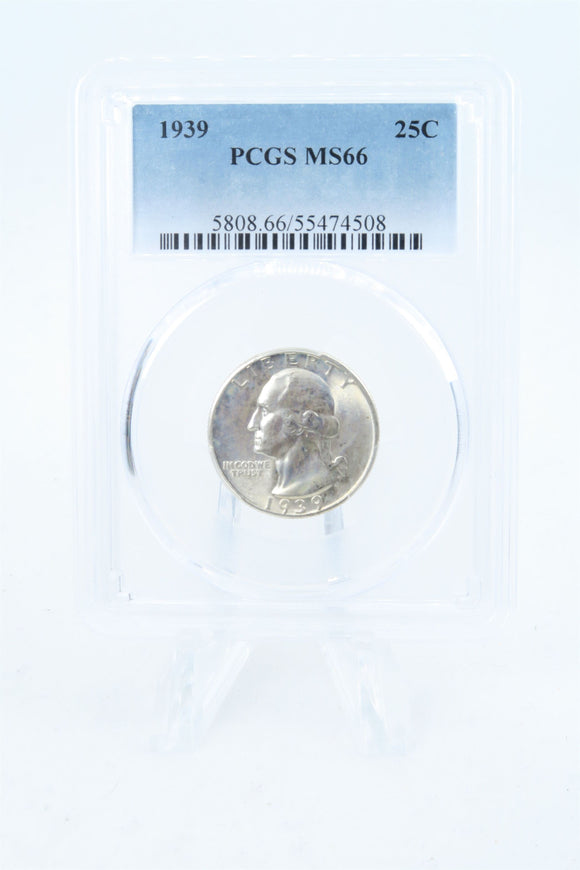 1939-P PCGS MS66 Washington Quarter Business Strike 25C