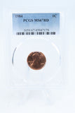 1984-P PCGS MS67RD Lincoln Memorial Cent Business Strike 1C