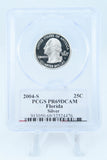 2004-S PCGS PR69DCAM Silver Florida State Quarter Proof 25C