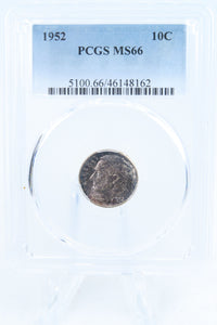 1952-P PCGS MS66 Roosevelt Dime Business Strike 10C