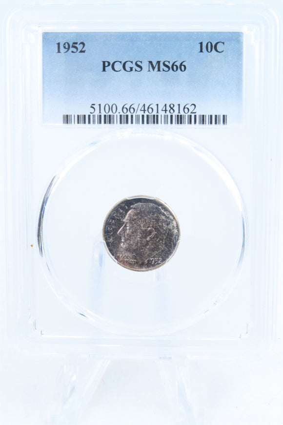 1952-P PCGS MS66 Roosevelt Dime Business Strike 10C