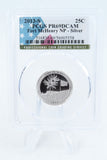 2013-S PCGS PR69DCAM Silver Fort McHenry NP Quarter Proof 25C