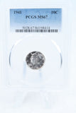 1941-P PCGS MS67 Mercury Dime Business Strike 10C