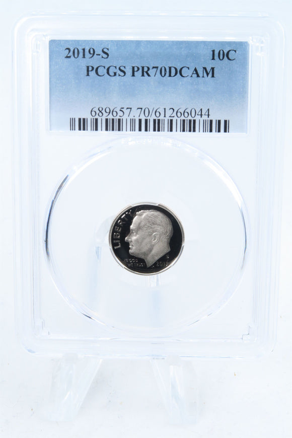 2019-S PCGS PR70DCAM Roosevelt Dime Proof 10C