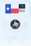 2004-S PCGS PR70DCAM Silver Texas State Quarter Proof 25C