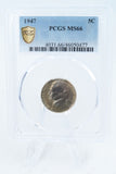 1947-P PCGS MS66 Jefferson Nickel Business Strike 5C