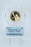 2012-S PCGS PR69DCAM Chester A. Arthur Presidential Dollar Proof