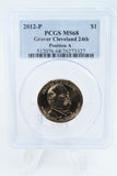 2012-P PCGS MS68 Grover Cleveland 24th Position A Presidential Dollar