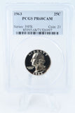 1963-P PCGS PR68CAM Washington Quarter Proof 25C