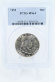 1951-P PCGS MS64 Franklin Half Dollar Business Strike 50C