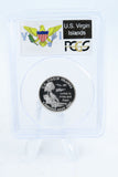 2009-S PCGS PR70DCAM Silver U.S. Virgin Islands Quarter Proof 25C