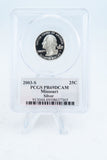 2003-S PCGS PR69DCAM Silver Missouri State Quarter Proof 25C