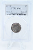 1937-S PCGS MS65 Buffalo Nickel Business Strike 5C