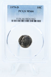1979-D PCGS MS66 Roosevelt Dime Business Strike 10C