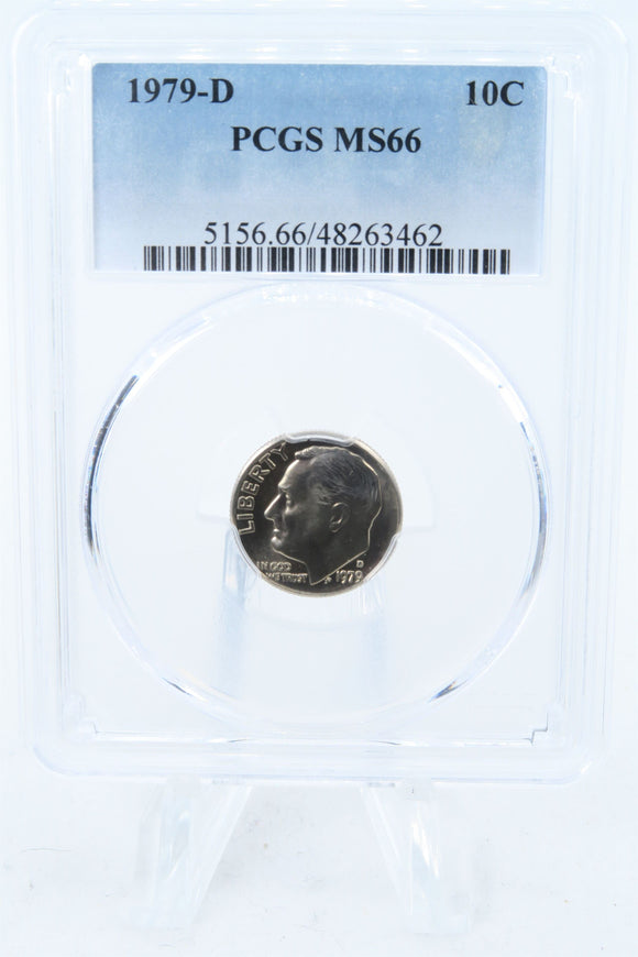 1979-D PCGS MS66 Roosevelt Dime Business Strike 10C