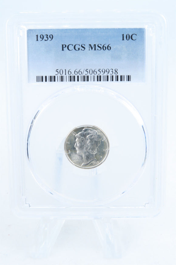 1939-P PCGS MS66 Mercury Dime Business Strike 10C