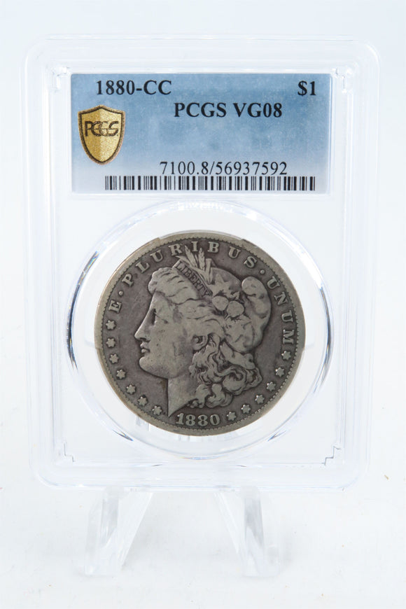 1880-CC PCGS VG08 Morgan Dollar Business Strike