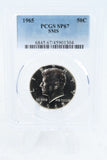 1965-P PCGS SP67 SMS Kennedy Half Dollar 50C