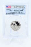 2014-S PCGS PR70DCAM Silver Arches NP Quarter Proof 25C