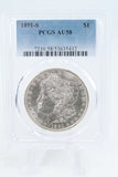 1891-S PCGS AU58 Morgan Dollar Business Strike
