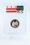 2009-S PCGS PR70DCAM Silver District Of Columbia Quarter Proof 25C
