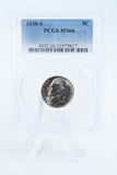 1938-S PCGS MS66 Jefferson Nickel Business Strike 5C