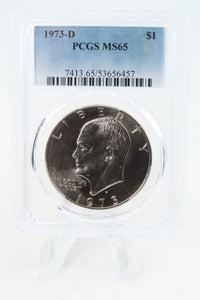 1973-D PCGS MS65 Eisenhower Ike Dollar Business Strike