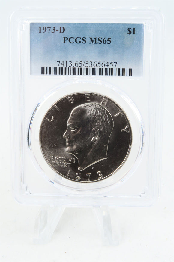 1973-D PCGS MS65 Eisenhower Ike Dollar Business Strike