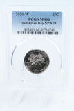 2020-W PCGS MS66 Salt River Bay NP V75 Quarter Business Strike 25C