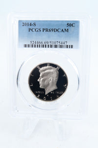 2014-S PCGS PR69DCAM Kennedy Half Dollar Proof 50C