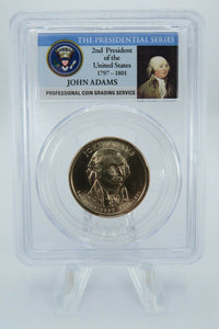 2007-P PCGS MS66 John Adams - Position B Presidential Dollar Business Strike