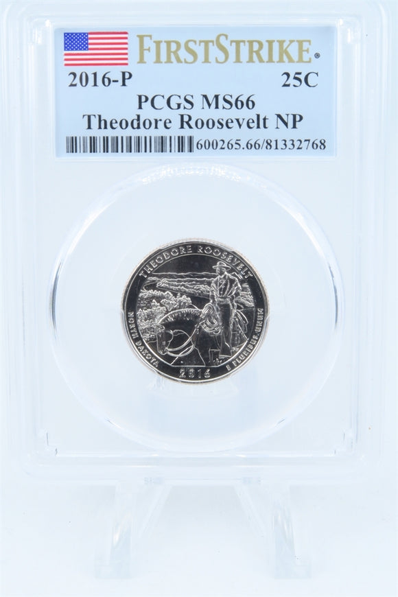 2016-P PCGS MS66 Theodore Roosevelt NP Quarter Business Strike 25C