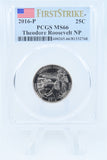 2016-P PCGS MS66 Theodore Roosevelt NP Quarter Business Strike 25C