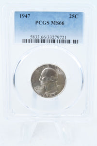 1947-P PCGS MS66 Washington Quarter Business Strike 25C