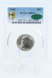1942-P PCGS MS67+ Washington Quarter Business Strike 25C