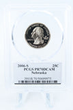 2006-S PCGS PR70DCAM Nebraska State Quarter Proof 25C