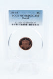 2014-S PCGS PR70DCAM Lincoln Shield Cent Proof 1C