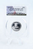 2018-S PCGS PR69DCAM Silver Block Island NP Quarter Proof 25C