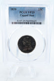1838-P PCGS VF25 Capped Bust Quarter Business Strike 25C