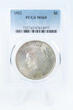 1922-P PCGS MS65 Peace Dollar Business Strike